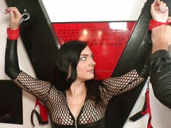 Bondage discipline sadomasochisme, Sperma shot, Vriendin, Leer, Slaaf, Student, Tiener, Tieten likken