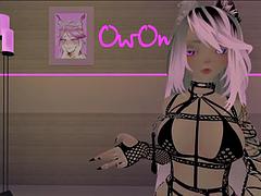 Cum for me JOI in VRchat lustful Moaning, Nudity, Edging