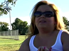Amateur, Gorda, Tetas grandes, Rubia, Gordita, Sexo duro, Al aire libre, Solo