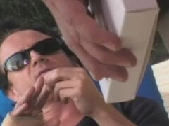 Anal, Culo, Rubia, Hembra, Masturbación, Tetas naturales, Al aire libre, Juguetes