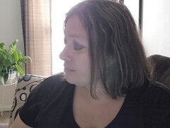 Gorda, Verga grande, Enorme, Verga enorme, Monstruo, Fumando, Tetas