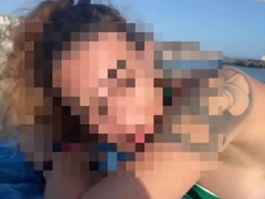 素人, デカパイ, 浮気者, 浮気する, 旦那, ハメ撮り, 公共, 妻
