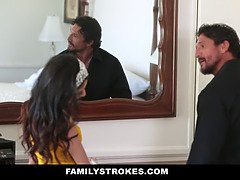 Morena, Corridas, Hija, Corridas faciales, Hd, Afeitado, Flaco, Tetas