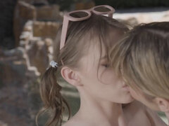 Lesbiana, Lamidas, Al aire libre, Coño