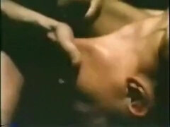 Sucer une bite, Tir de sperme, Plan cul à trois, Rétro ancien