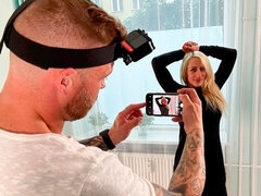 Verga grande, Rubia, Estilo perrito, Enorme, Madres para coger, Pov, Tatuaje, Tetas