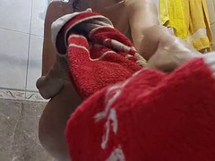 Peludo, Madres para coger, Bragas, Coño, Ducha, Falda