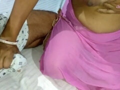 Asian, Aunt, Big tits, Creampie, Homemade, Indian