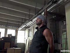 Bondage discipline sadomasochisme, Grote lul, Hardcore, Hakken, Olie, Slaaf, Billekoek, Vastgebonden