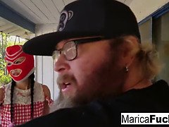 Marica Hase the house jacker gets some BBC from Chris Cock!