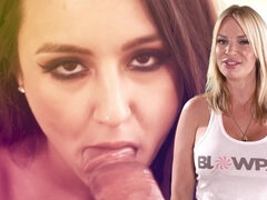 ONLY TEENAGE BLOWJOB - Raunchy 18-year-old Jill Taylor Seduces Tut
