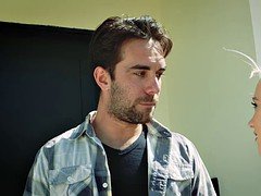 ブロンド, フェラチオ, 中出し, ティーン