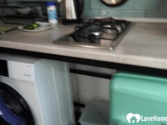 Leie, Blasen, Verrückt, Oma, Selbstgemacht, Küche, Mutti, Strümpfe