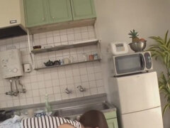 アジア人, デカパイ, 中出し, チン, Hd, メイド, 熟年, 淫乱熟女