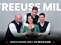 Schwanz, Fetisch, Latina, Reif, Pov, Muschi, Stiefmutter, Titten