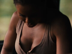 Gros cul, Noire, Sucer une bite, Brunette brune, Éjaculer dans la bouche, Queue, Noir ébène, Interracial