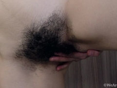 Cul, Brunette brune, Poilue, Cuisine, Lingerie, Masturbation, Mamelons bombés