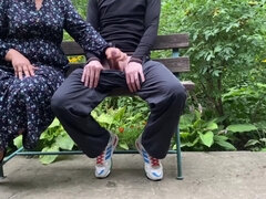 Enthousiasteling, Mooie dikke vrouwen, Mollig, Man die toekijkt, Sperma shot, Man, Moeder die ik wil neuken, Buiten