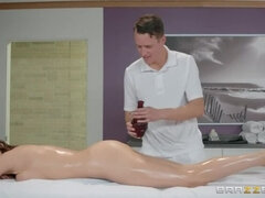 デカパイ, 茶髪の, 足, ラティーナ, マッサージ, オイル, 現実, 妻