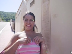 Latina Bounces on Fat Cock