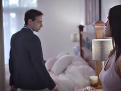 Lieveling, Grote mammen, Bruinharig, Vingeren, Alleen, Tiener