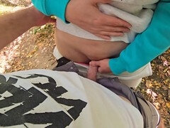 淫乱熟女, 苦痛, パンティ, 小柄, 公共, オマンコ, ストッキング, タトゥー