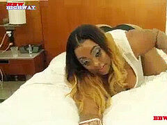 Mooie dikke vrouwen, Grote kont, Zwart