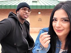 Vanessa Marie Borrows BBC to ride while her cuckold husband watches and gets a creampie