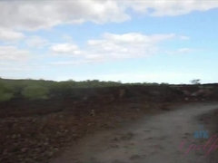 素人, ビーチ, 彼女, キス, オナニー, ヌード, 公共, のぞき