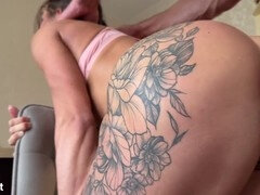 Anal, Ass to mouth, Blowjob, Creampie, Cumshot, Milf, Russian, Tattoo