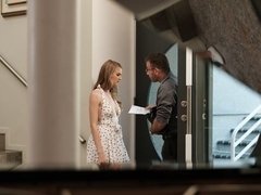 ブロンド, フェラチオ, 手コキする, 剃毛, ストリッピング, 教師, ティーン, オッパイの