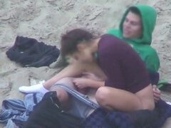 Teenage Couple At Beach Have Sex Fun Caught Hidden Camera