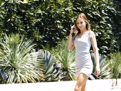 Chica, Verga grande, Tetas grandes, Atrapados, Engañando, Papá, Al aire libre, Coño