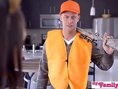 Hermano, Morena, Corrida, Pequeña, Gritar, Hermanas, Adolescente, Trio