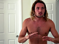 Blond, Pijpbeurt, Bruinharig, Sperma, Likken, Slipje, Douche, Tieten likken