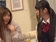アジア人, お尻, 娘, チン, 日本人, レズビアン, オーガズム, オッパイの