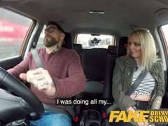 Blondine, Blasen, Britisch, Auto, Im freien, Pov, Student, Nass