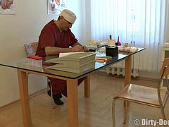 Anal, Nana, Blonde, Sucer une bite, Tir de sperme, Fétiche, Gyneco, Rasée