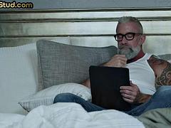 21yo handsome twink buttfucked by DILF