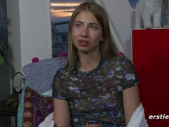 お尻, ブロンド, 女, 指いじり, Hd, オナニー, オーガズム, ティーン