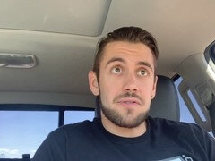Leie, Auto, Spermaladung, Schwul, Selbstgemacht, Masturbation, Im freien, Öffentlich