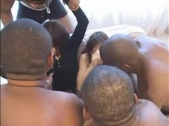フェラチオ, 気狂い, グループ, 異人種間, 日本人, ヤリマン