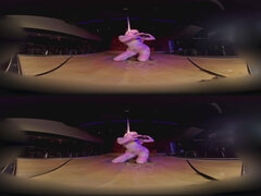 ブロンド, 一人, ストリップ