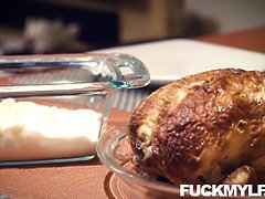 Thanksgiving slamming juliett russo