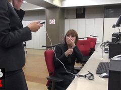 Amateur, Asiático, Culo, Loco, Grupo, Desnudo, Oficina, Coño