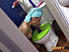 Grosse titten, Pummelig, Hardcore, Hd, Latina, Transfrau, Dusche, Spielzeuge