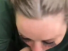 Amateur, Gorda, Rubia, Mamada, Interracial, Al aire libre, Público, Puta