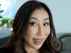 Raunchy asian MILF Nicole Doshi heart-stopping porn video
