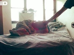 Grote lul, Zwart, Man die toekijkt, Vriendin, Orgasme