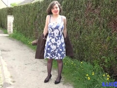 素人, アナル, 茶髪の, フランス人, 下着, アウトドア, ヤリマン